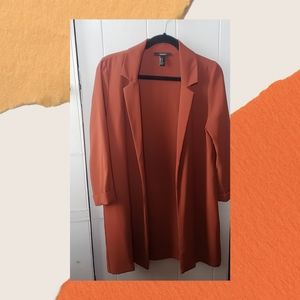 Forever 21 Rust Lightweight Blazer